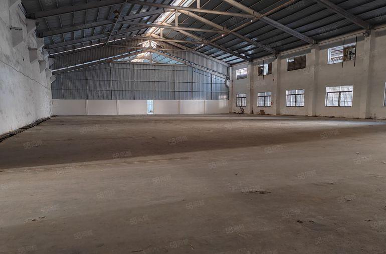 横沥镇西城工业区单一层钢构3250平滴水8米中间无柱子可分租