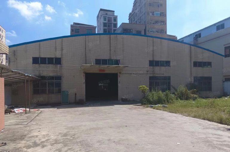 横沥镇东部快线边上新出砖墙到顶单一层独院厂房出租