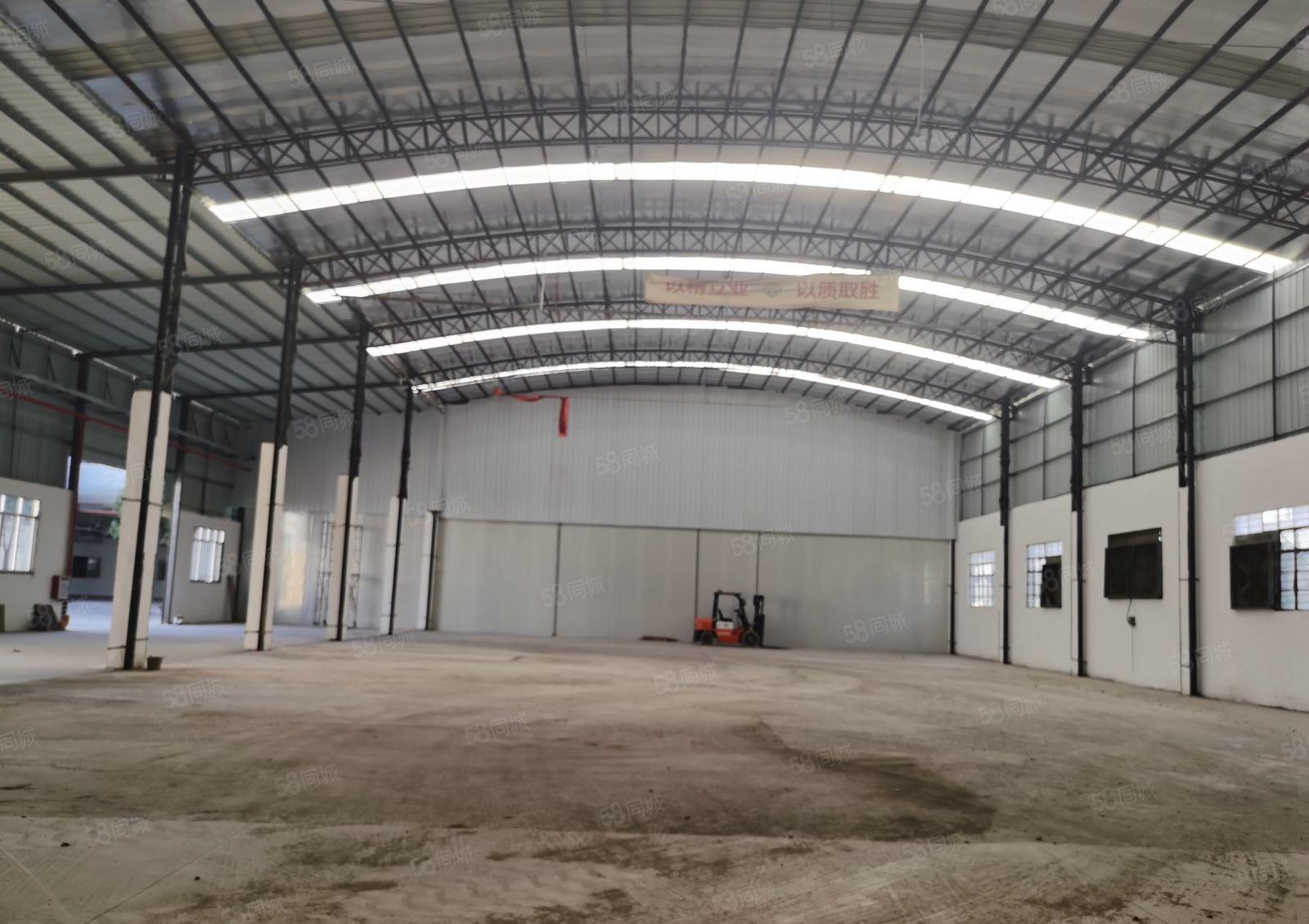 麻涌镇低价9米高单一层独院钢构厂房仓库出租可分租有超大空地