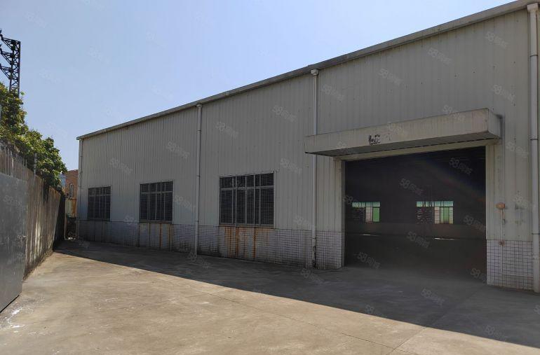 桥头镇禾坑村 主路边原房东单一层独院650平厂房出租滴水7米