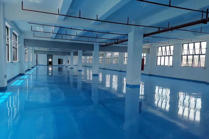 桥头镇工业园分租楼上整层带地坪漆消防喷淋厂房1300平方