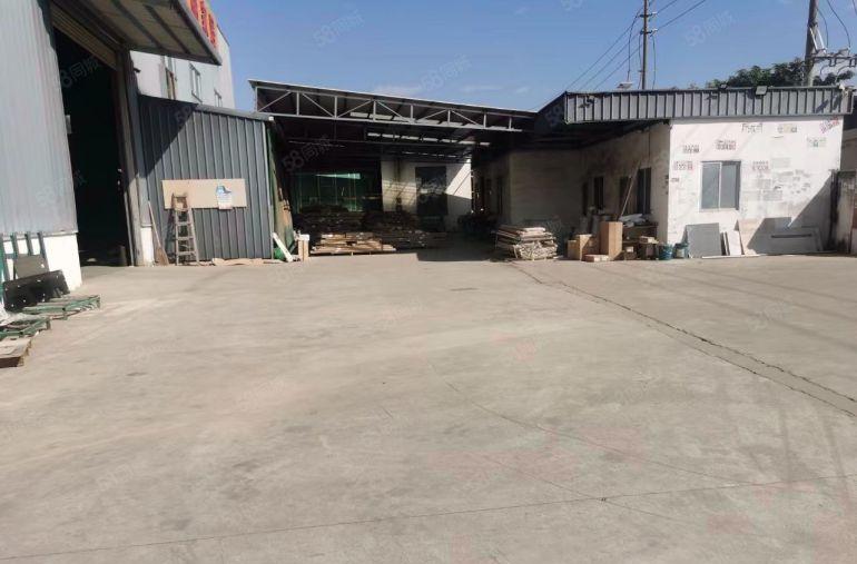 桥头镇新出单一层钢构厂房低价出租原房东实际面积装修好办公室