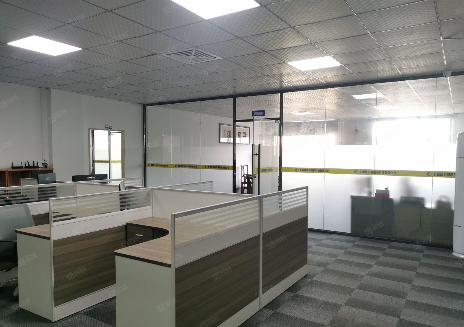 东坑镇标准厂房三楼出租全新装修办公室地坪漆水电齐全工业用地