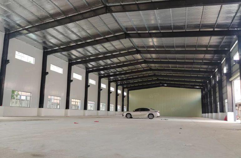 单一层钢构厂房出租 大小可分租 可办环评