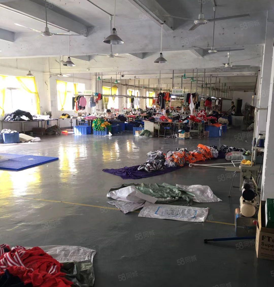 卢边现成制衣厂分租3楼500方。现成制衣线路面积实量