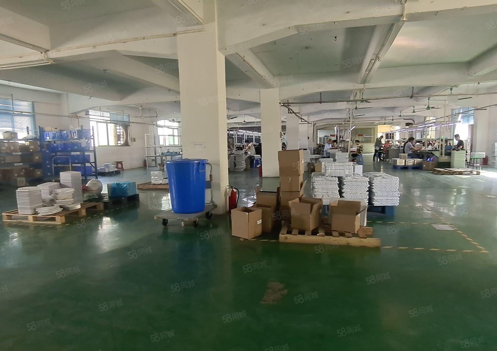 茶山镇工业园厂房出租，总面积6800平，可办环评，交通便利