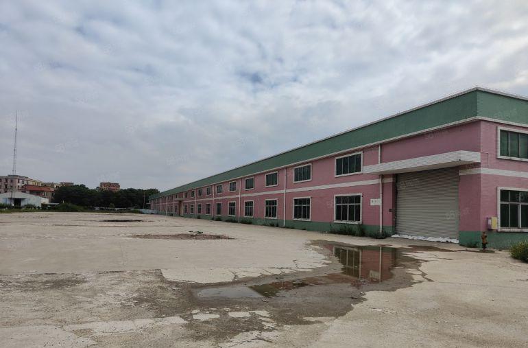 中堂镇超大空地单一层8600方工业厂房低价出租可分租