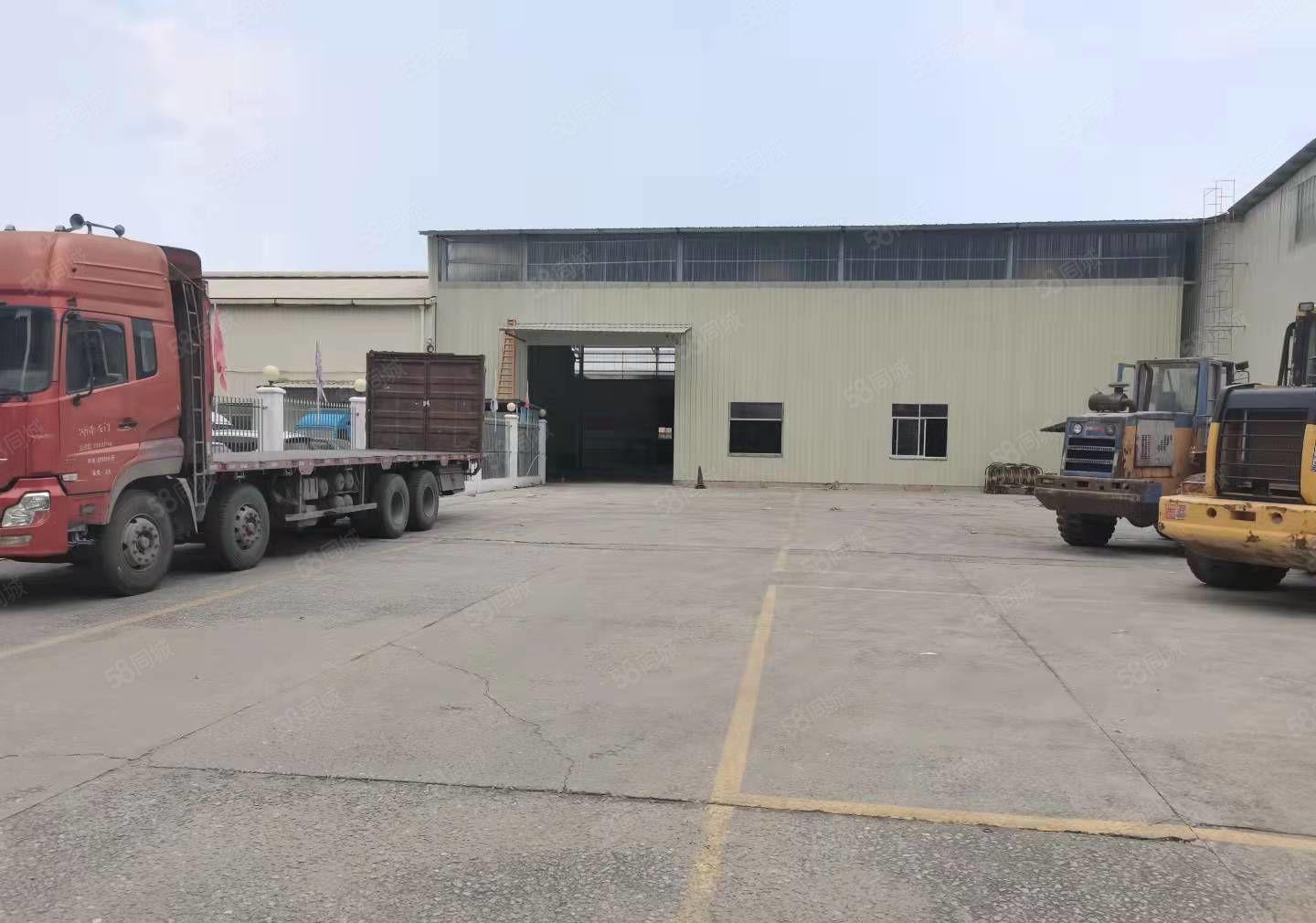 中堂镇原房东单一层8000平钢构铁皮独院厂房北王路边可办环评