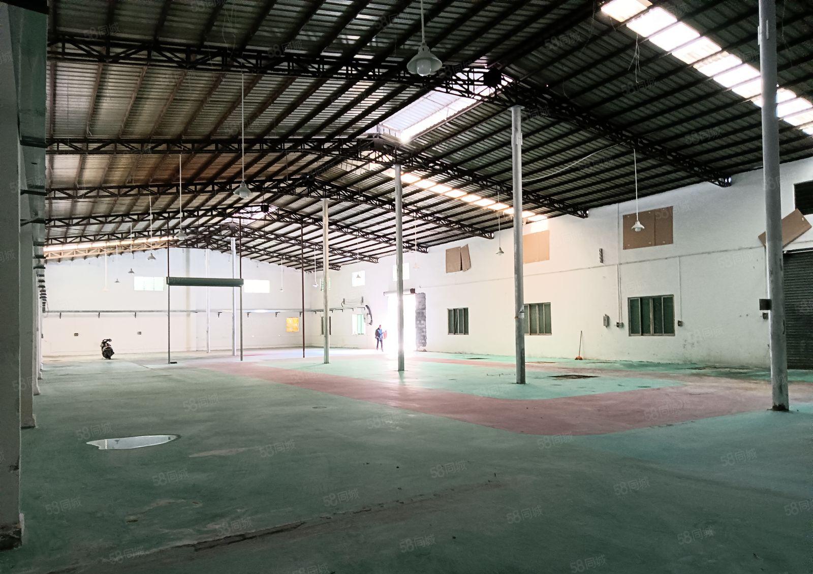 中堂新出砖墙到顶独门独院单一层厂房1450方出租。