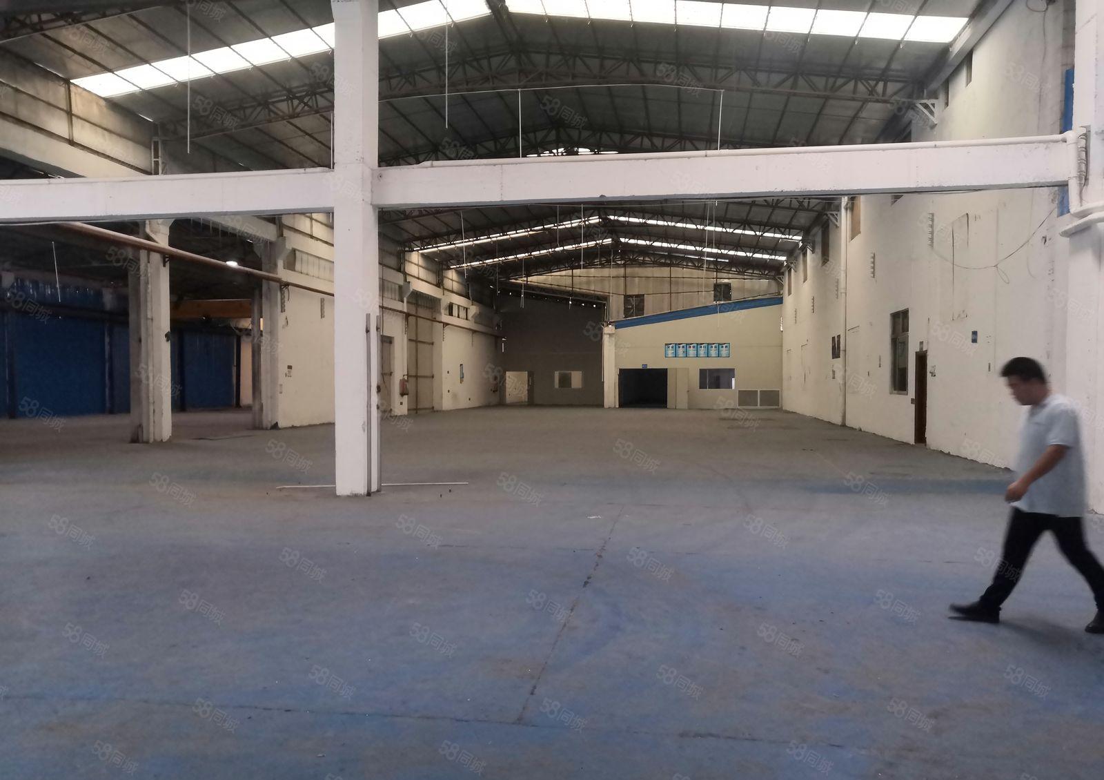 高埗新出园区单一层厂房形象好空地大现成航车一台可用工业用地