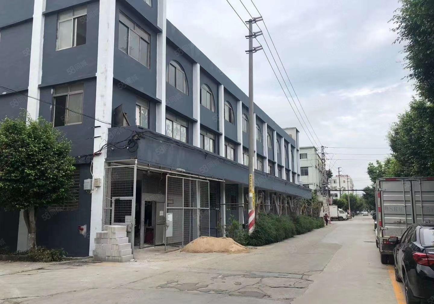 企石镇原房东标准独院厂房一楼3850平方，适合生产五金，模具