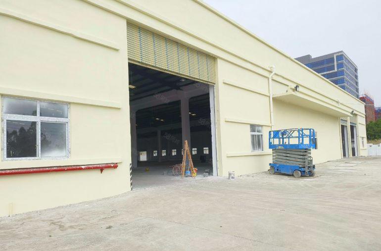 超大空地独院单一层厂房滴水8米，交通便利适合五金注塑等