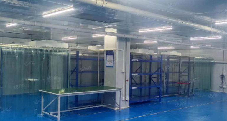 塘厦138工业区二楼无尘车间600平方米水电齐全全新空调