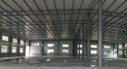 凤岗天堂围单层钢结构出租5900平可分租适合模具五金钢材破碎