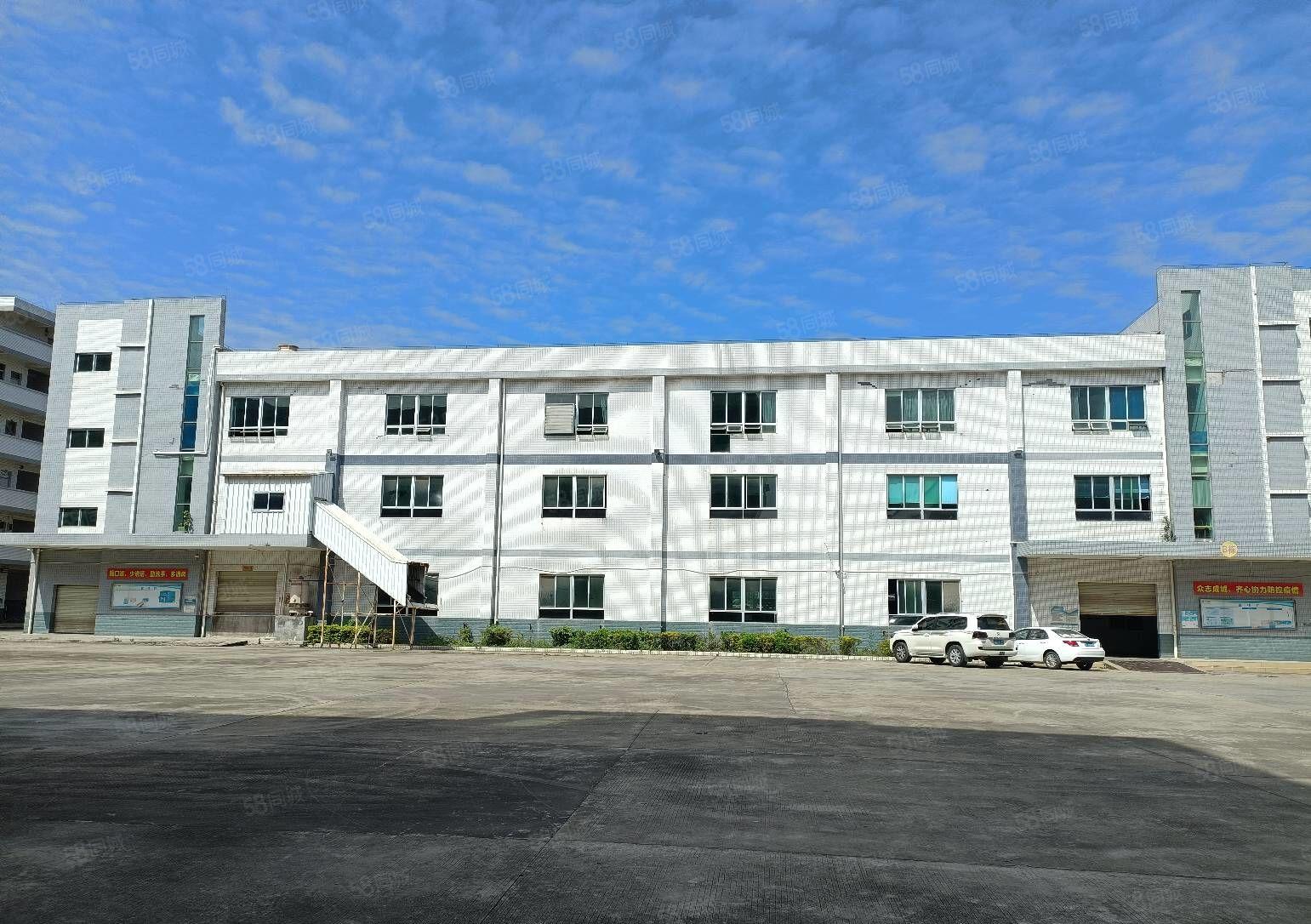 马安新乐花园式三层约5250平方红本带装修厂房招租可分租