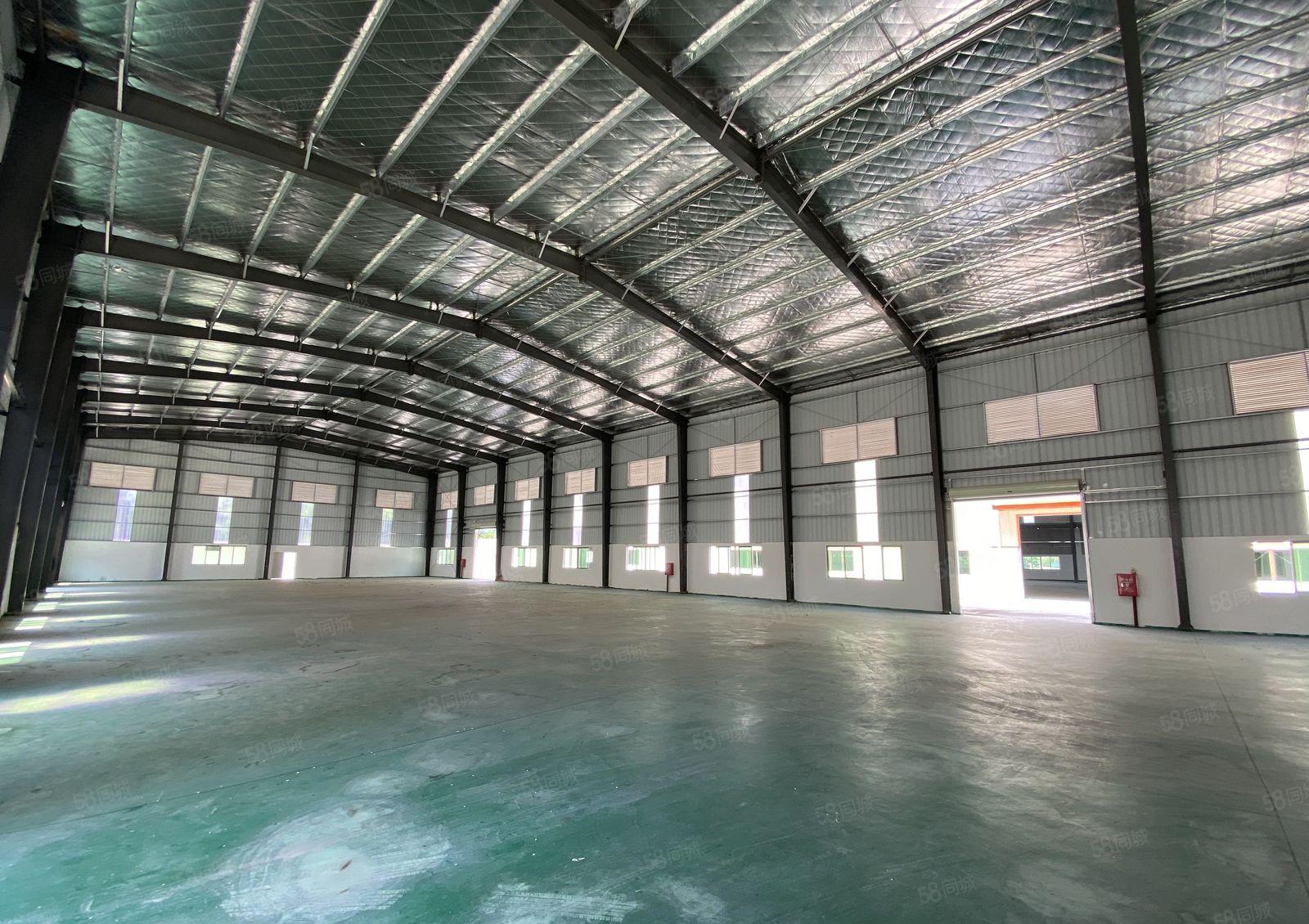 工业区附近带红本13米滴水钢构厂房 厂库低价出租