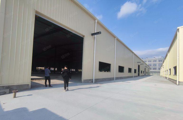 马安全新钢构厂房出租5800平滴水8米可以进出拖挂可分租