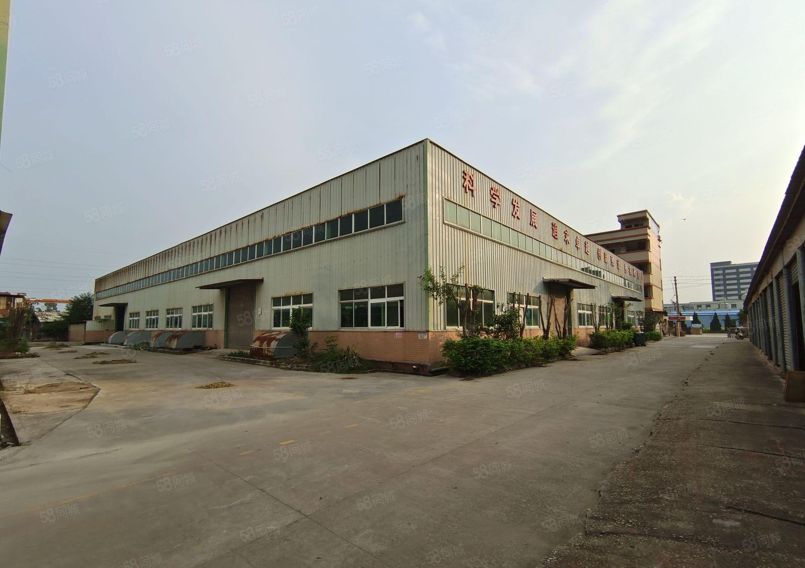 水口东江工业区滴水8米钢构出租7000平方可分租装行吊无居民