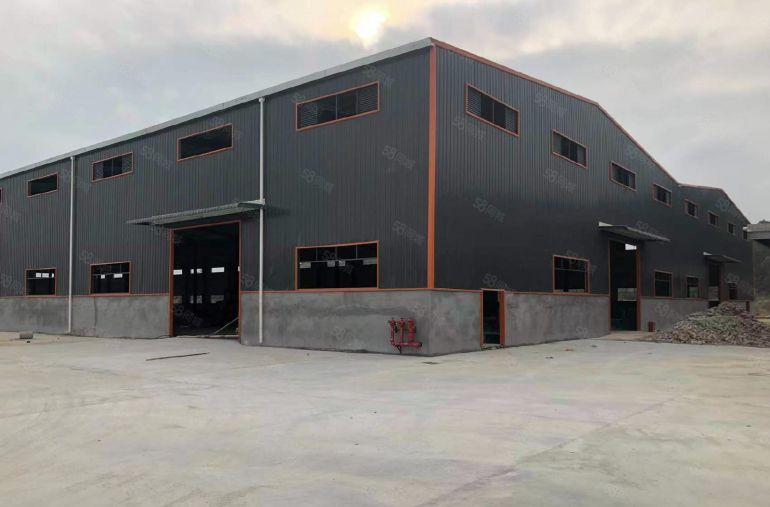 水口无公摊原房东单一层钢构厂房招租，高度10米，位置好