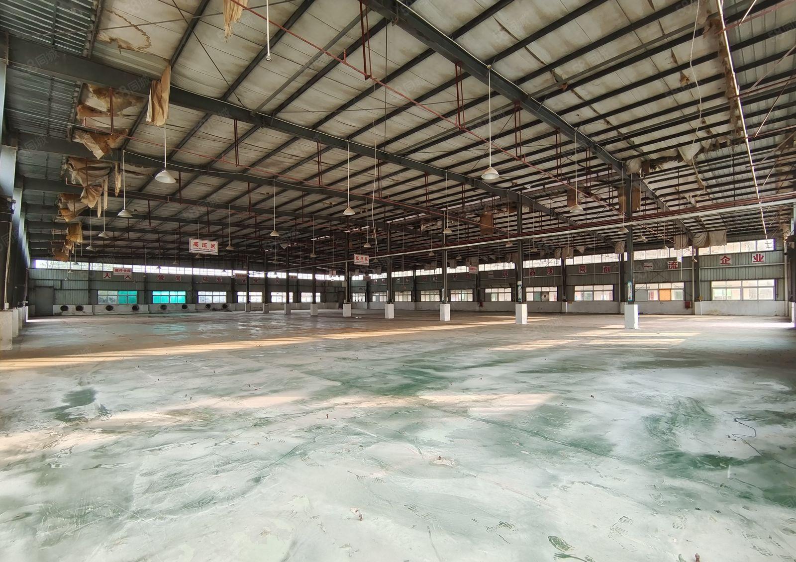 水口东江工业区滴水8米钢构出租7000平方可分租装行吊无居民