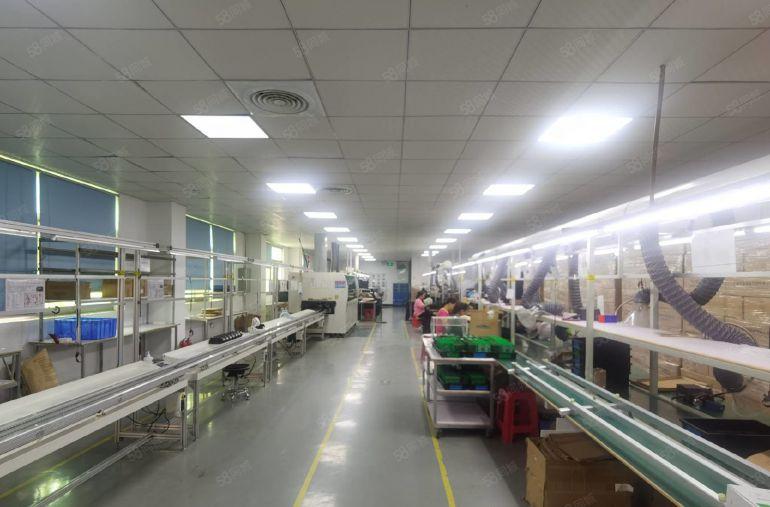 水口湖滨工业园一楼标准厂房720平米出租，配电充足