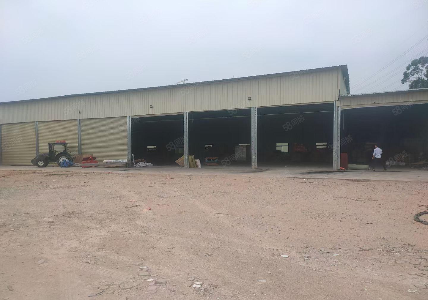 江北单层钢构1千2800平米，带超大空地，独立门院出租