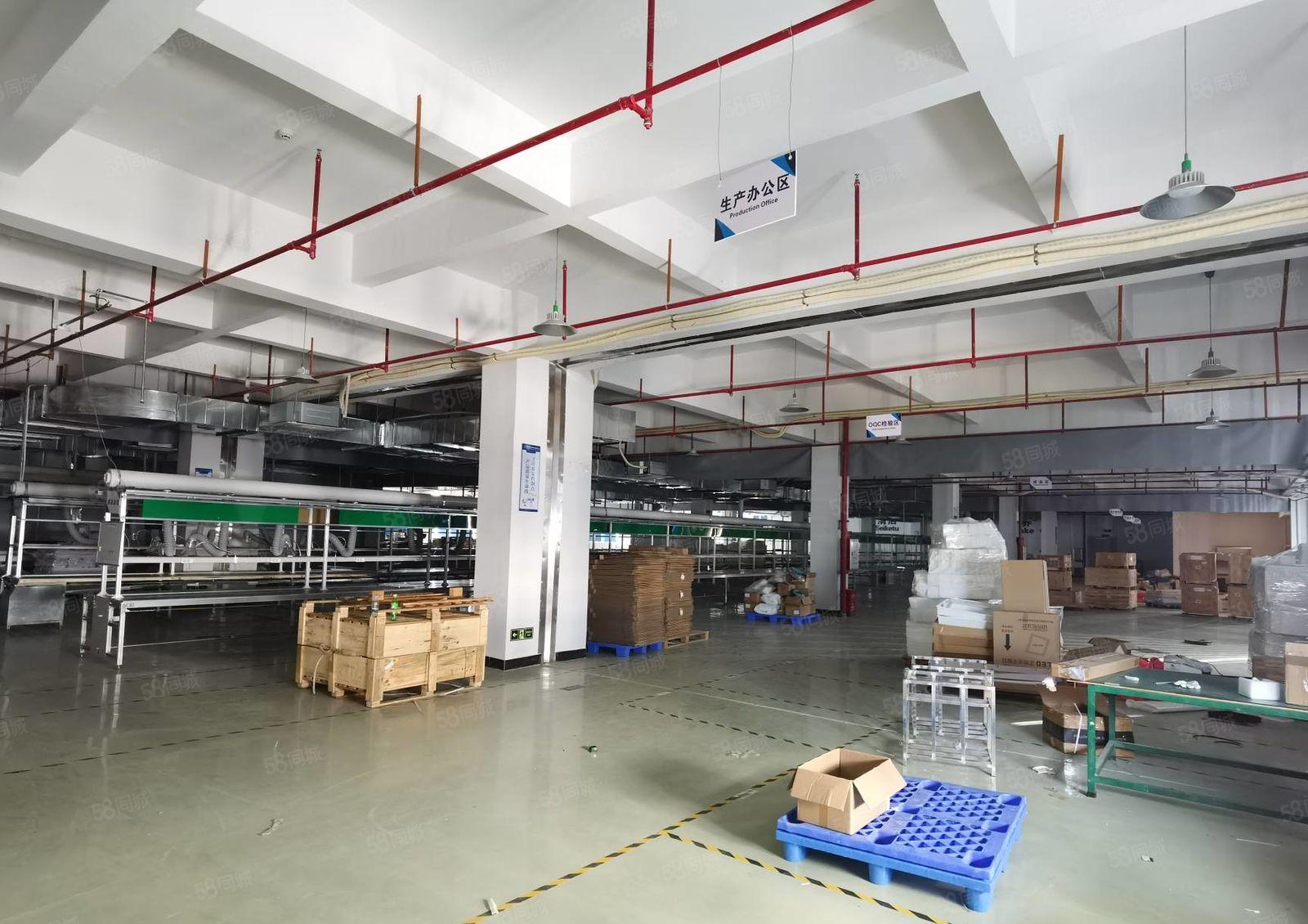 三栋工业园厂房四楼全新装修3000平米出租可以分租租金13元