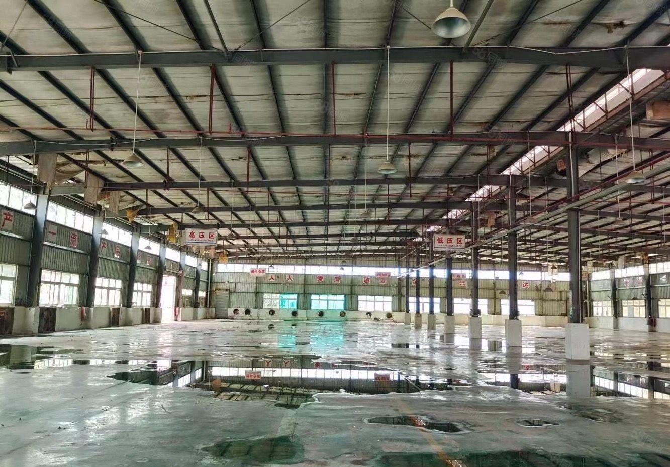 水口东江工业区花园式单层钢构8080平方厂房招租大小可分租