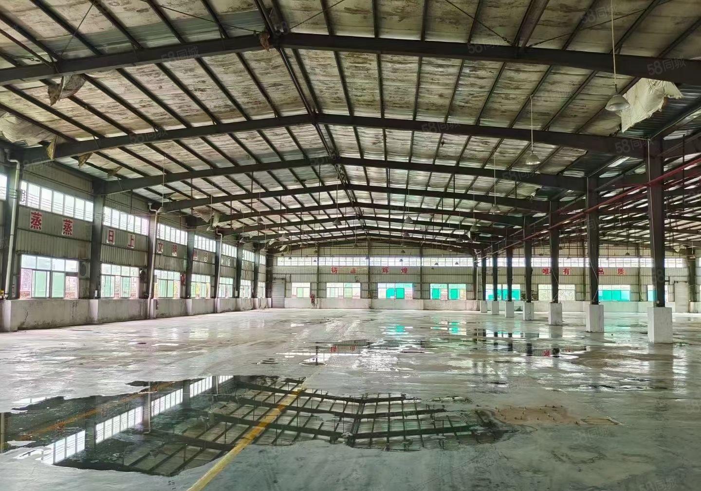 水口东江工业园一楼8米高钢构4000平方出租，可分租