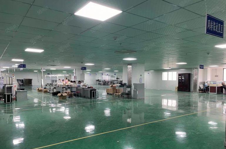 工业园楼上2100平方带装修厂房8元出租 适合电子 电商等行