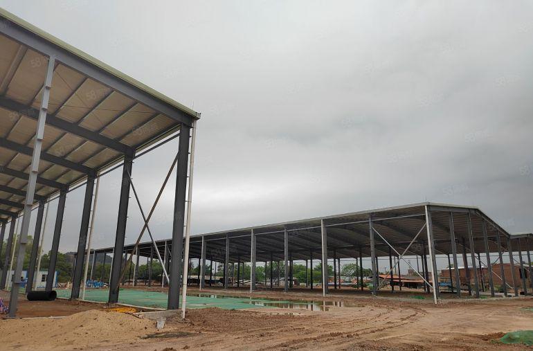 惠城区  在建单一层钢结构厂房11000平米，滴水9米~~