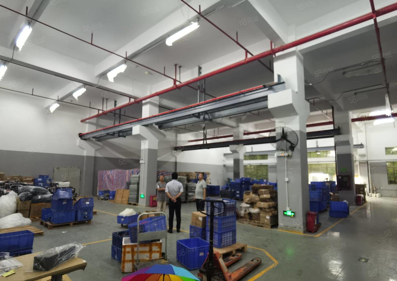 马安怡发工业园一二楼厂房2400平米  证件齐全  可以分租