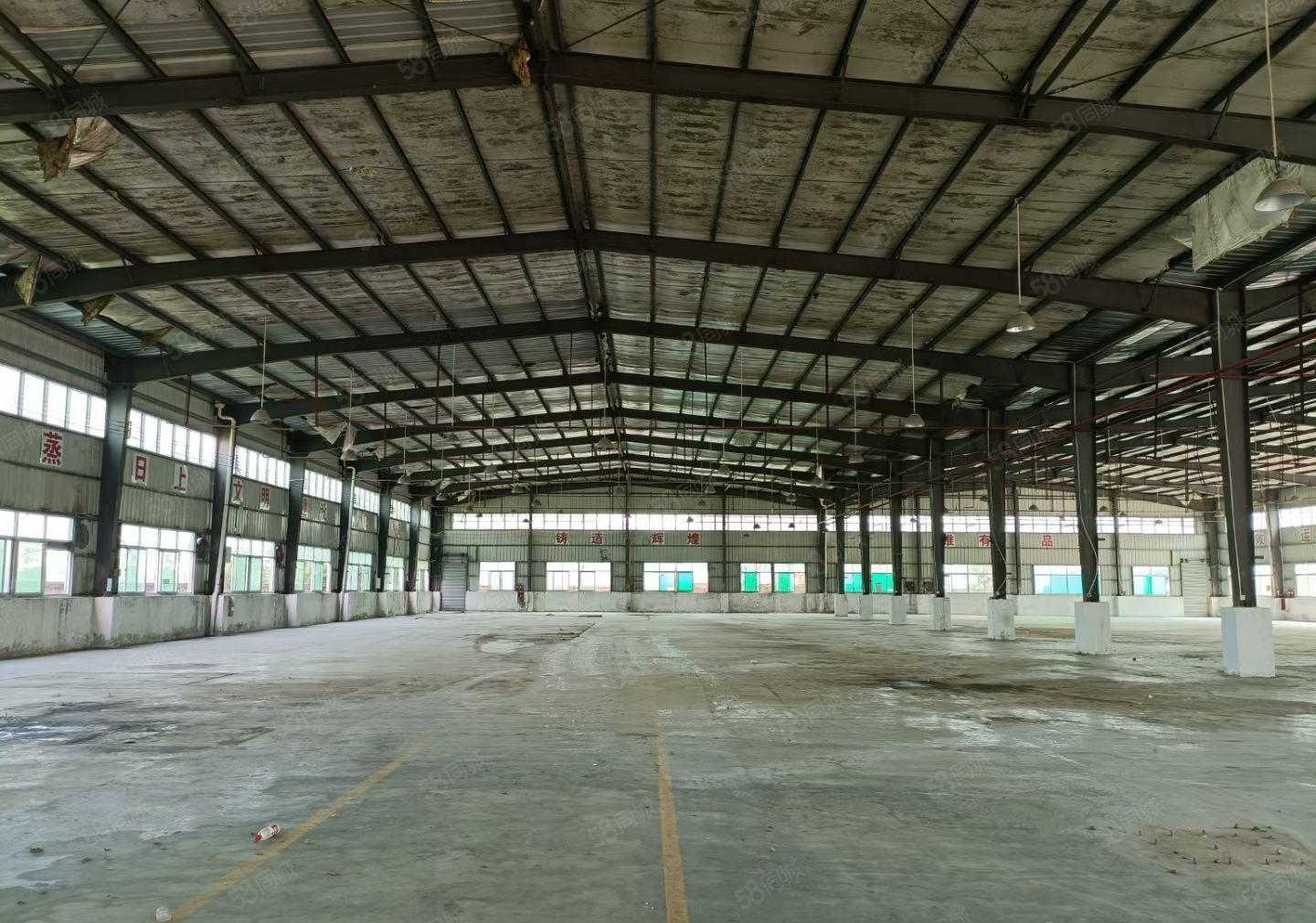 水口东江工业区6880平高度8米钢构厂房招租可分租