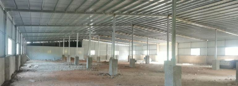 汝湖原房东钢构1200平方出租，租金仅10元面积无公摊