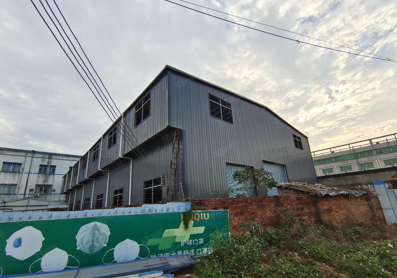 水口新建钢构一楼1000平方厂房出租，大马路边