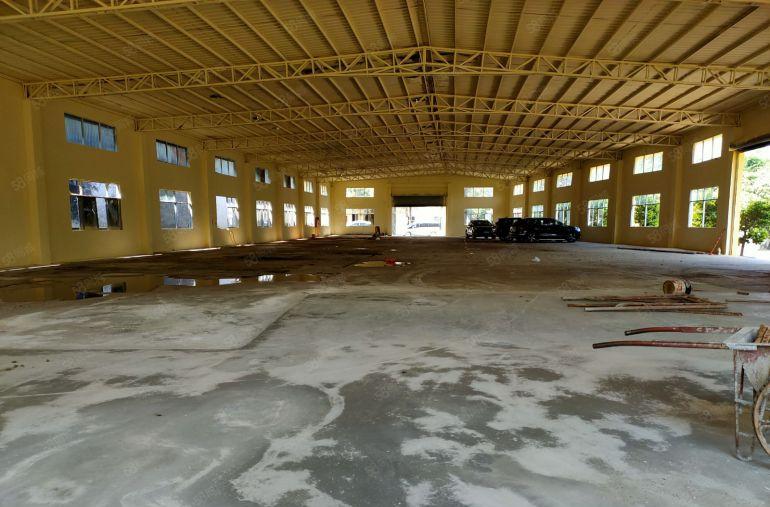 惠城区江北独院1200平铁皮房钢构厂房出租分租空地大好进车