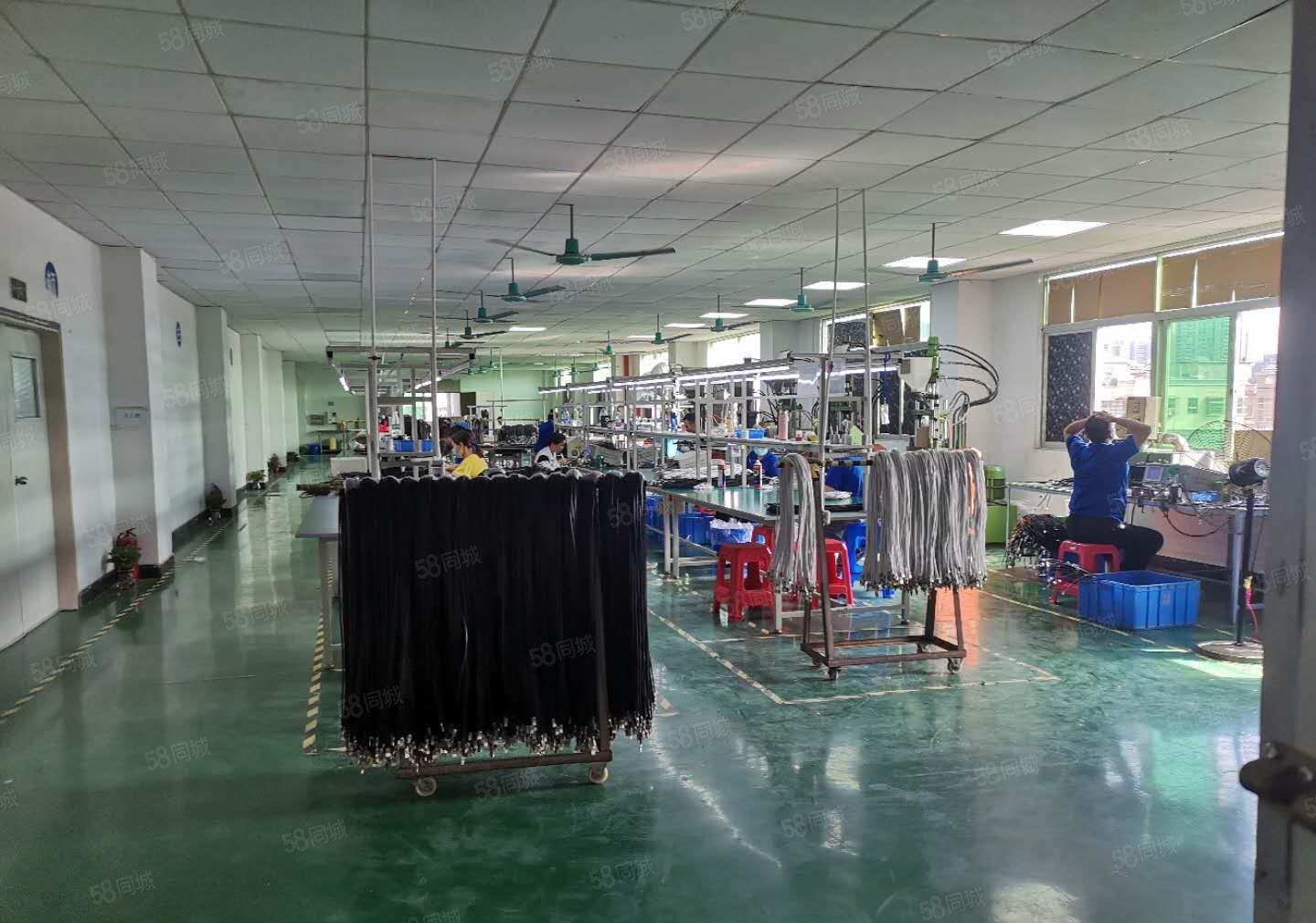 马安花园式工业园二楼1500平方现成装修厂房出租