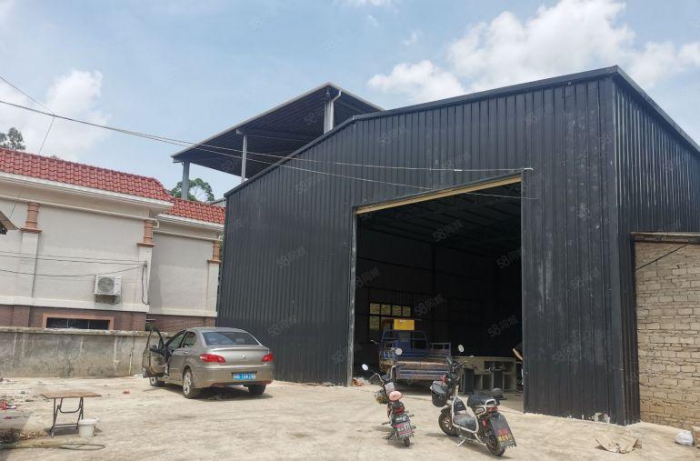 独门独院的钢构厂房刚空出，有空地院子450平米