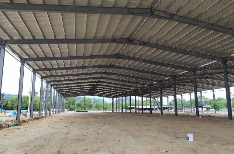 惠城区  在建单一层钢结构厂房11000平米，滴水9米~~