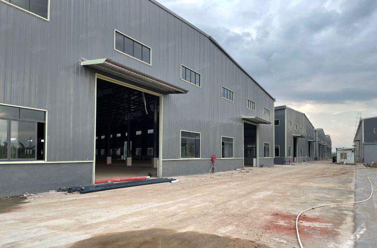 惠城区马安镇全新单一层钢构5万平方厂房出租9米高带牛角可分租