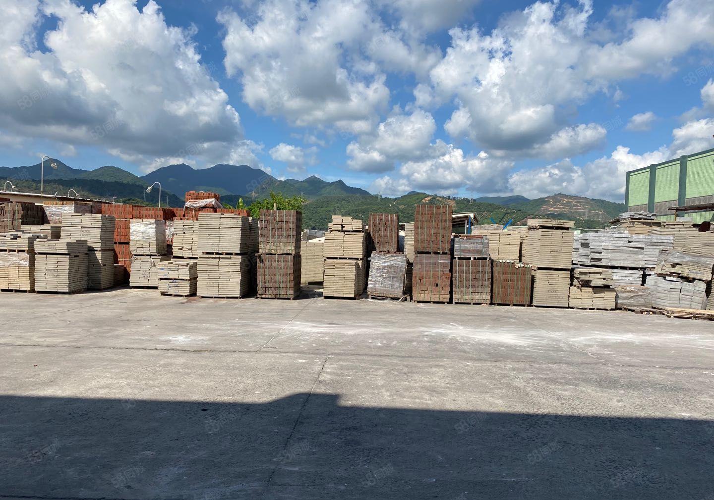 惠州镇隆红本砖墙到顶钢构厂房9600平方带消防喷淋，可分租