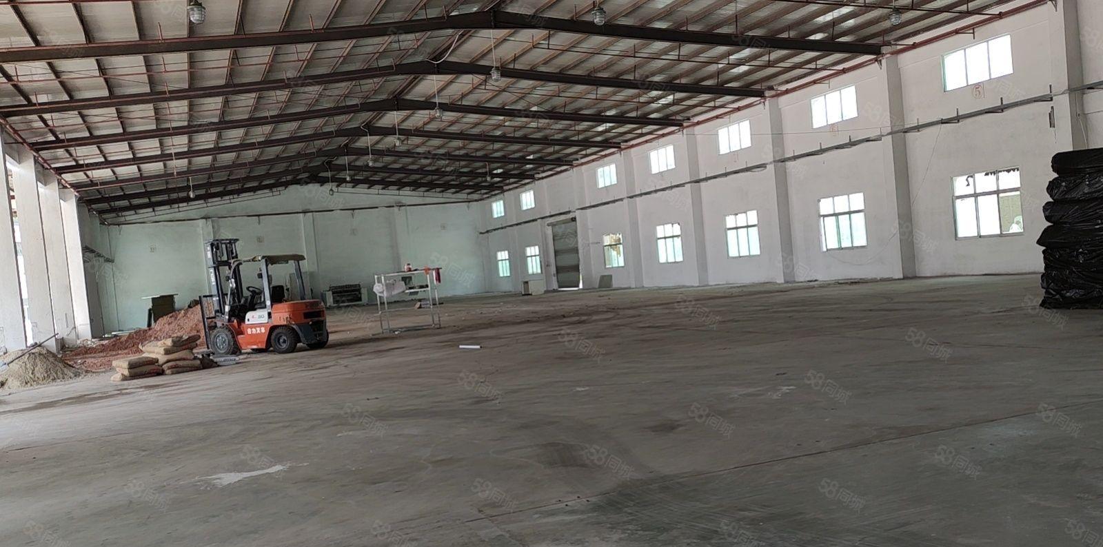 石湾一楼独院单一层钢构厂房出租15000平米大小可以分租