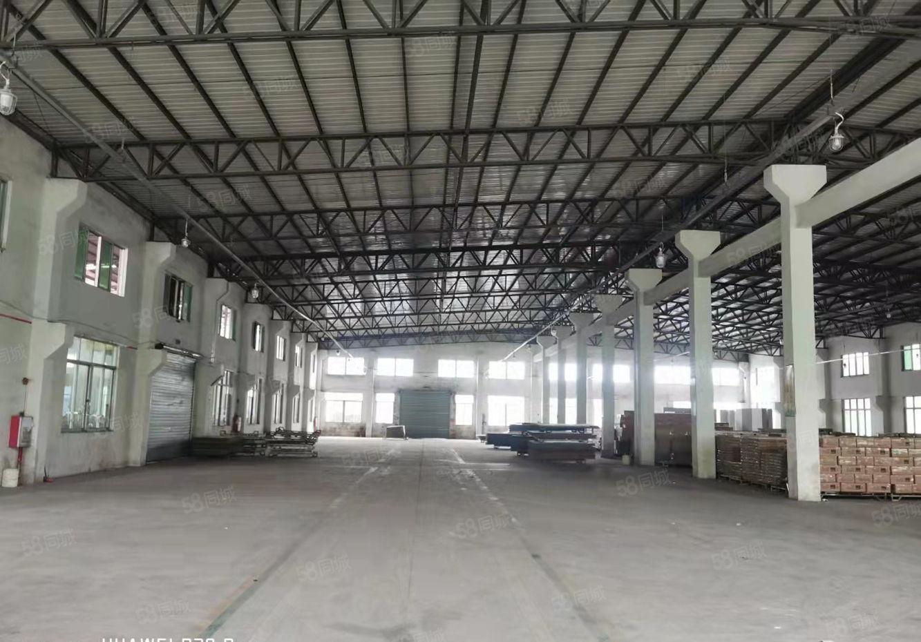 可做污染行业！周边无居民2000每栋8m滴水钢构厂房招租。