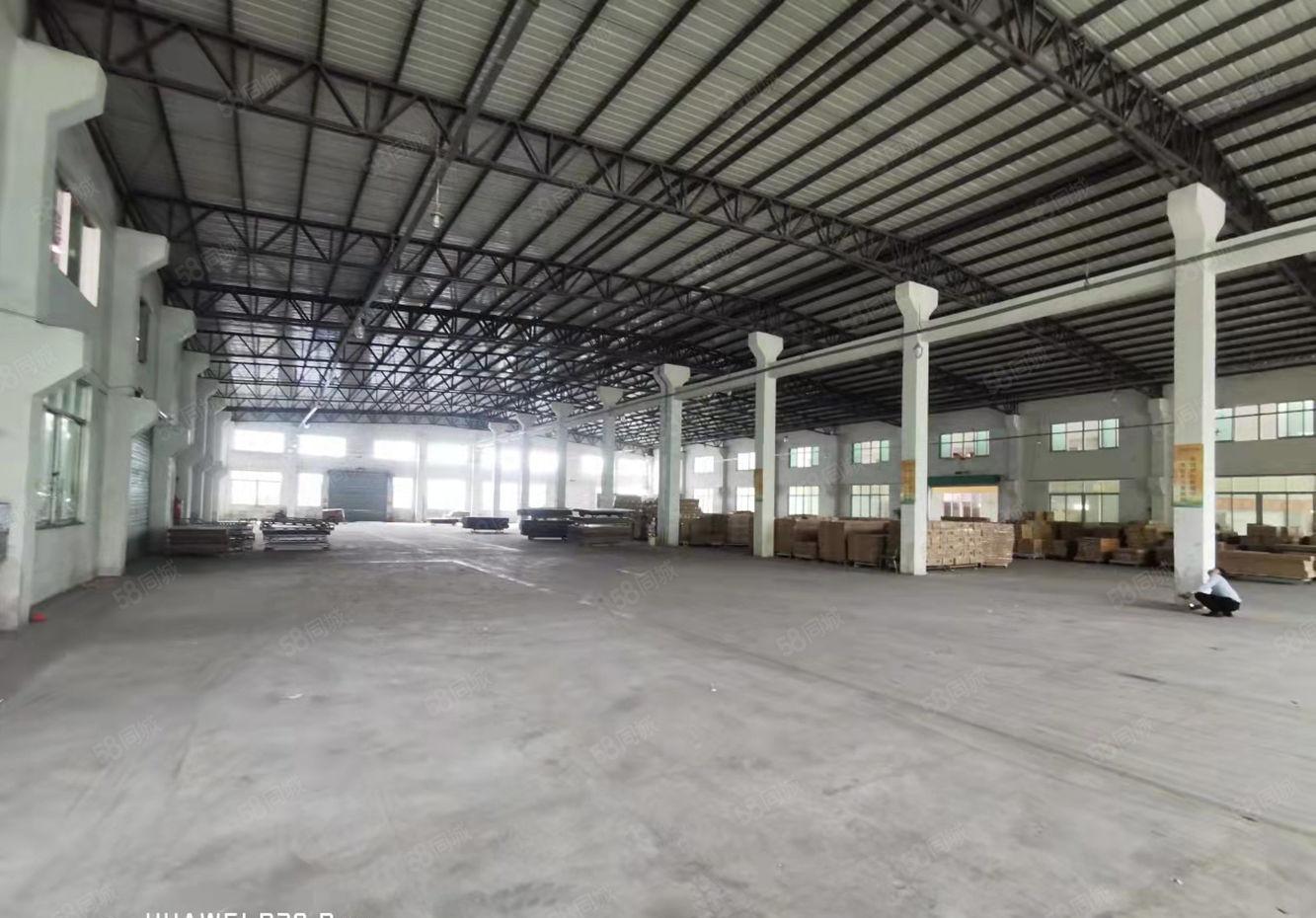 可做污染行业！周边无居民2000每栋8m滴水钢构厂房招租。