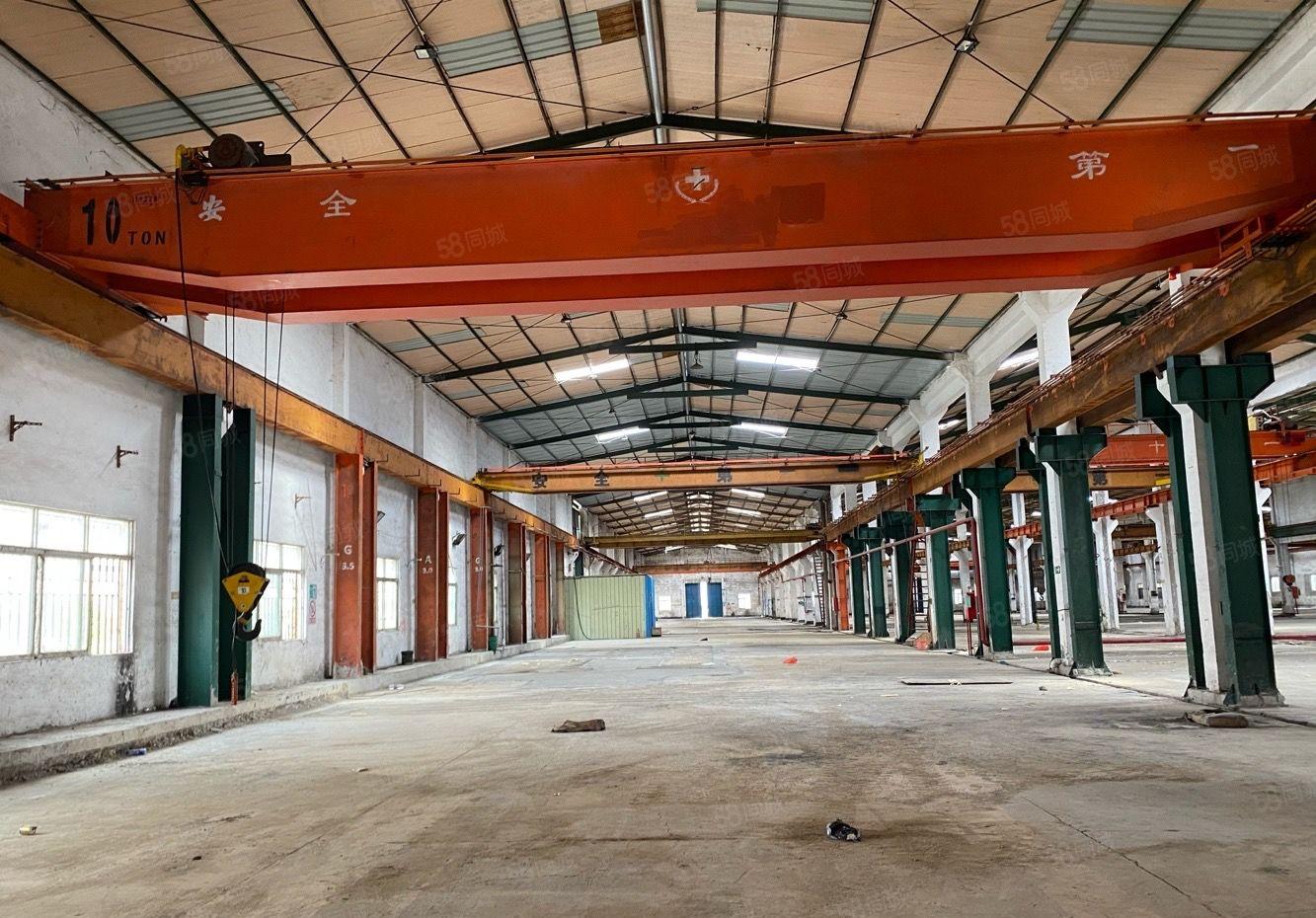 惠阳新圩高速路口11090现成行车重工业厂房出租高9米大空地