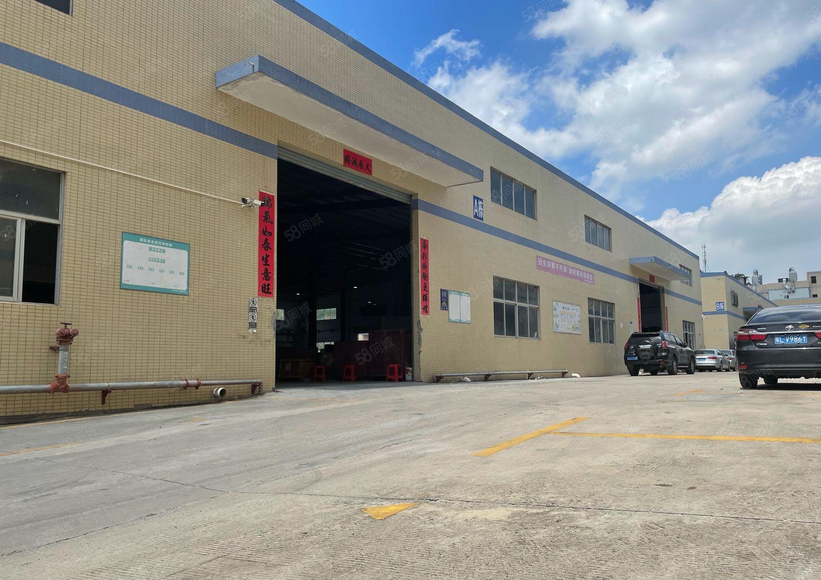 新圩镇镇中心园区独栋砖墙到顶单一层钢构6千平方厂房出租可分租