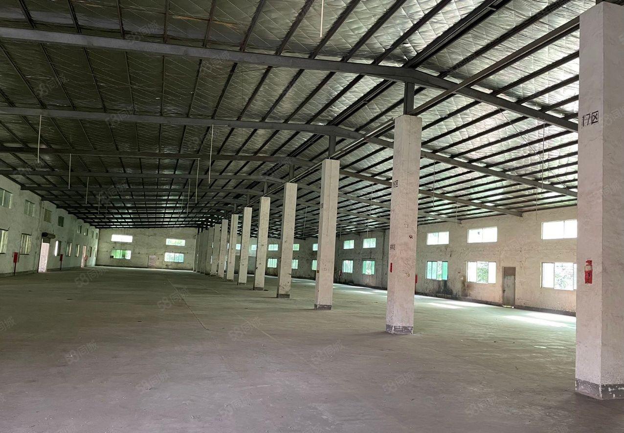 惠阳区镇隆镇独门独院钢构厂房出租总面积7965平米，可以分租
