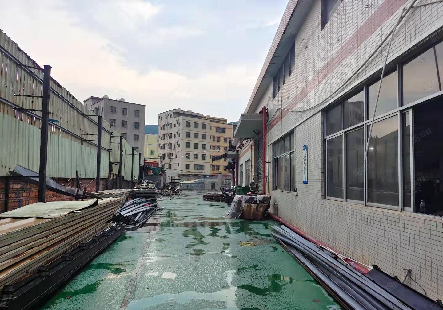 惠阳新圩塘吓独院砖墙到顶钢构厂房3500平出租500平起分。