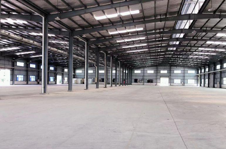 惠阳新圩临深滴水9米钢结构，实际面积出租，1000平起分租