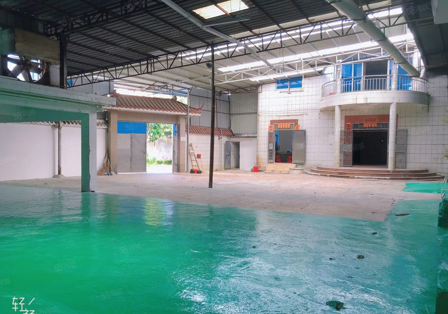 惠阳新圩塘吓精装修滴水6米独院单一层厂房1000平招租。